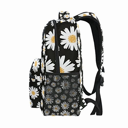 Backpack Travel Vintage Fresh Daisy School Bookbags Shoulder Laptop Daypack College Bag for
