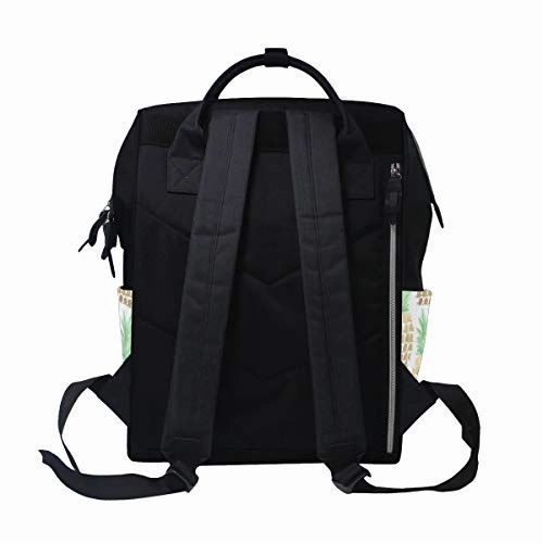 Backpack Trend Art Pineapples Womens Laptop Backpacks Hiking Bag Travel Daypack