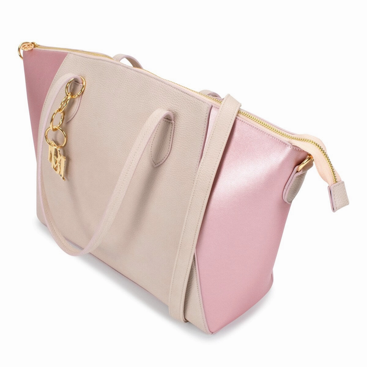 BADGLEY MISCHKA Caroline Vegan Leather Tote Weekender Travel Bag