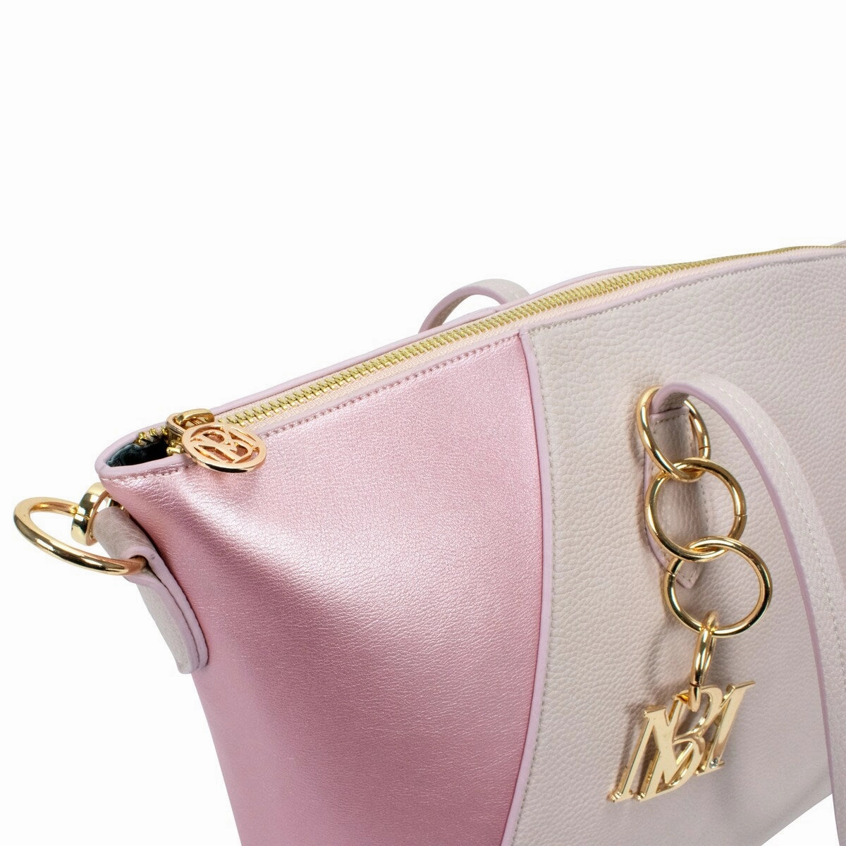 BADGLEY MISCHKA Caroline Vegan Leather Tote Weekender Travel Bag