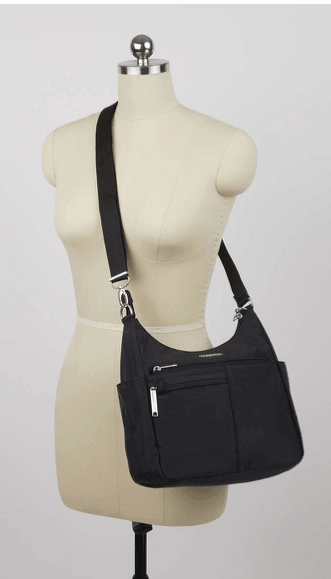 Baggallini Securtex Anti-Theft Free Time Hobo Crossbody