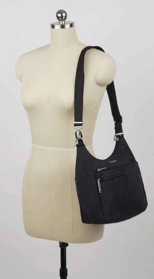 Baggallini Securtex Anti-Theft Free Time Hobo Crossbody