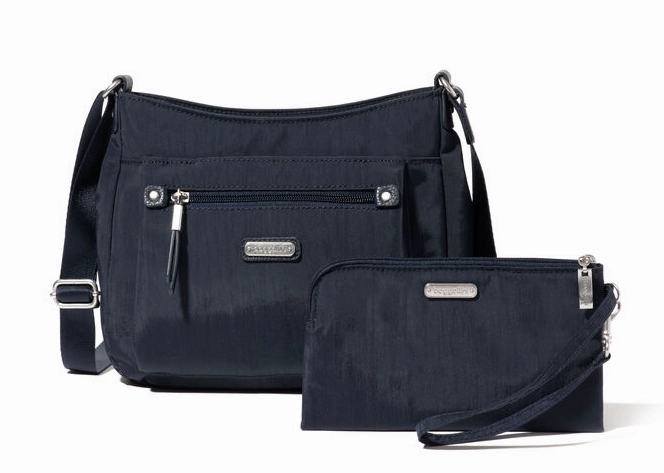 Baggallini Uptown Bagg With RFID Phone Wristlet