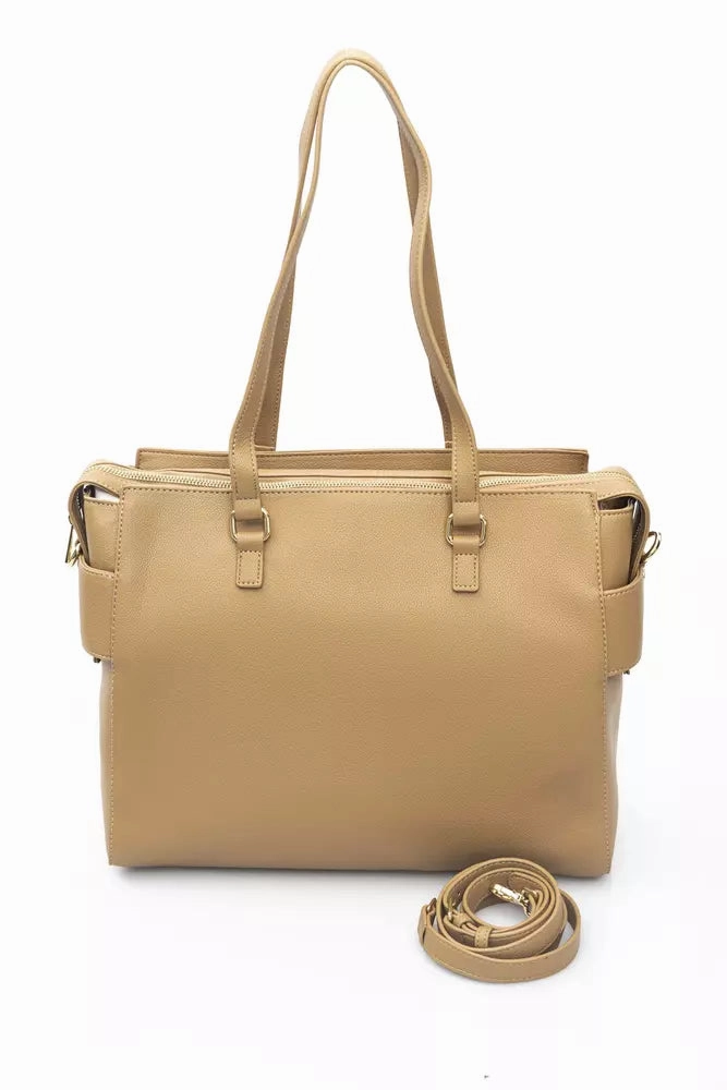 Baldinini Trend Beige Polyethylene Women Handbag