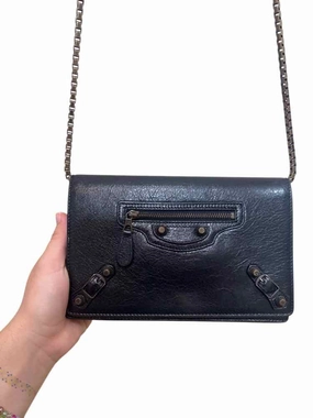 Balenciaga Clutch Black Handbag