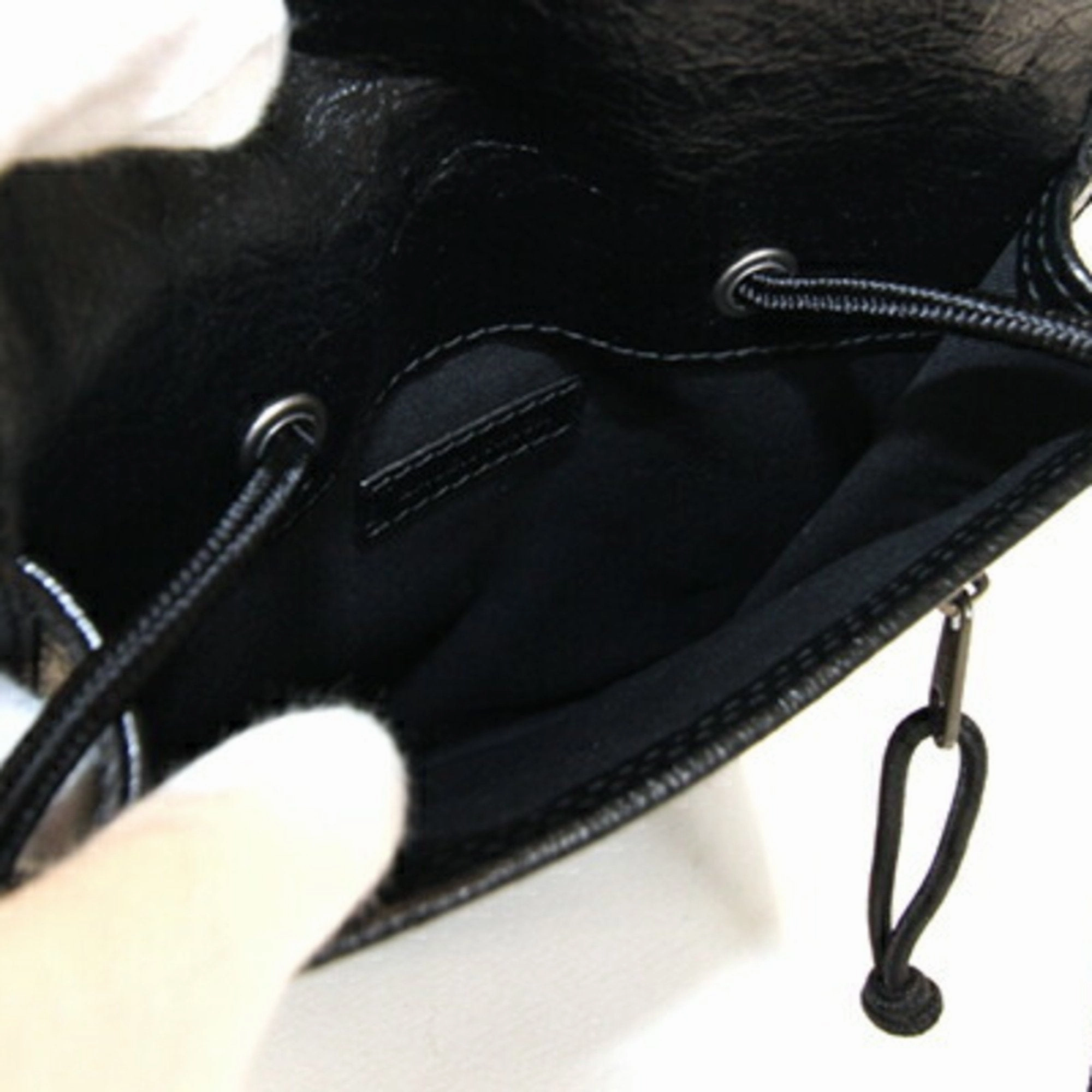 Balenciaga Leather Pochette Pouch Shoulder Bag (Pre-Owned)