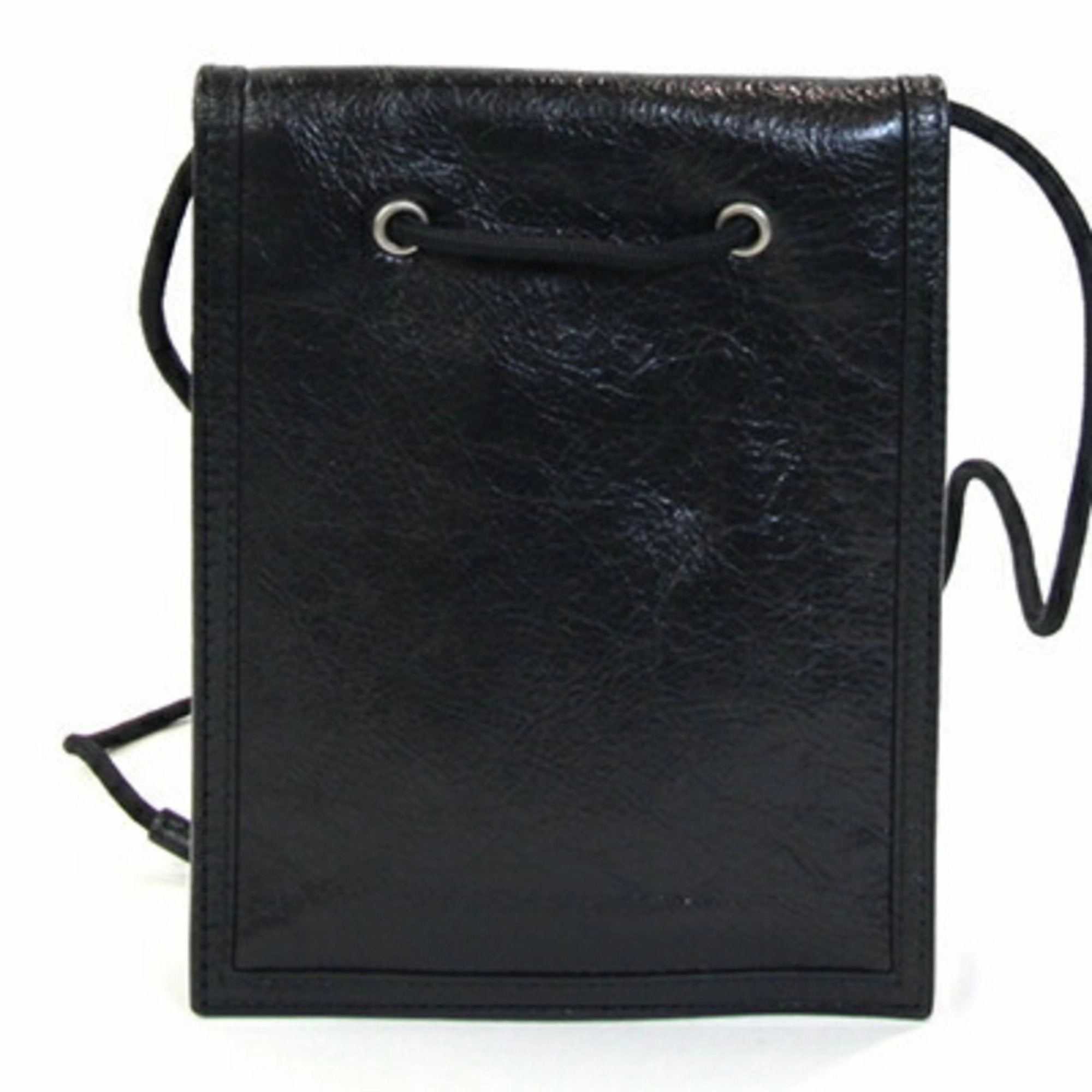 Balenciaga Leather Pochette Shoulder Bag (Pre-Owned)