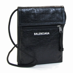 Balenciaga Leather Pochette Shoulder Bag (Pre-Owned)
