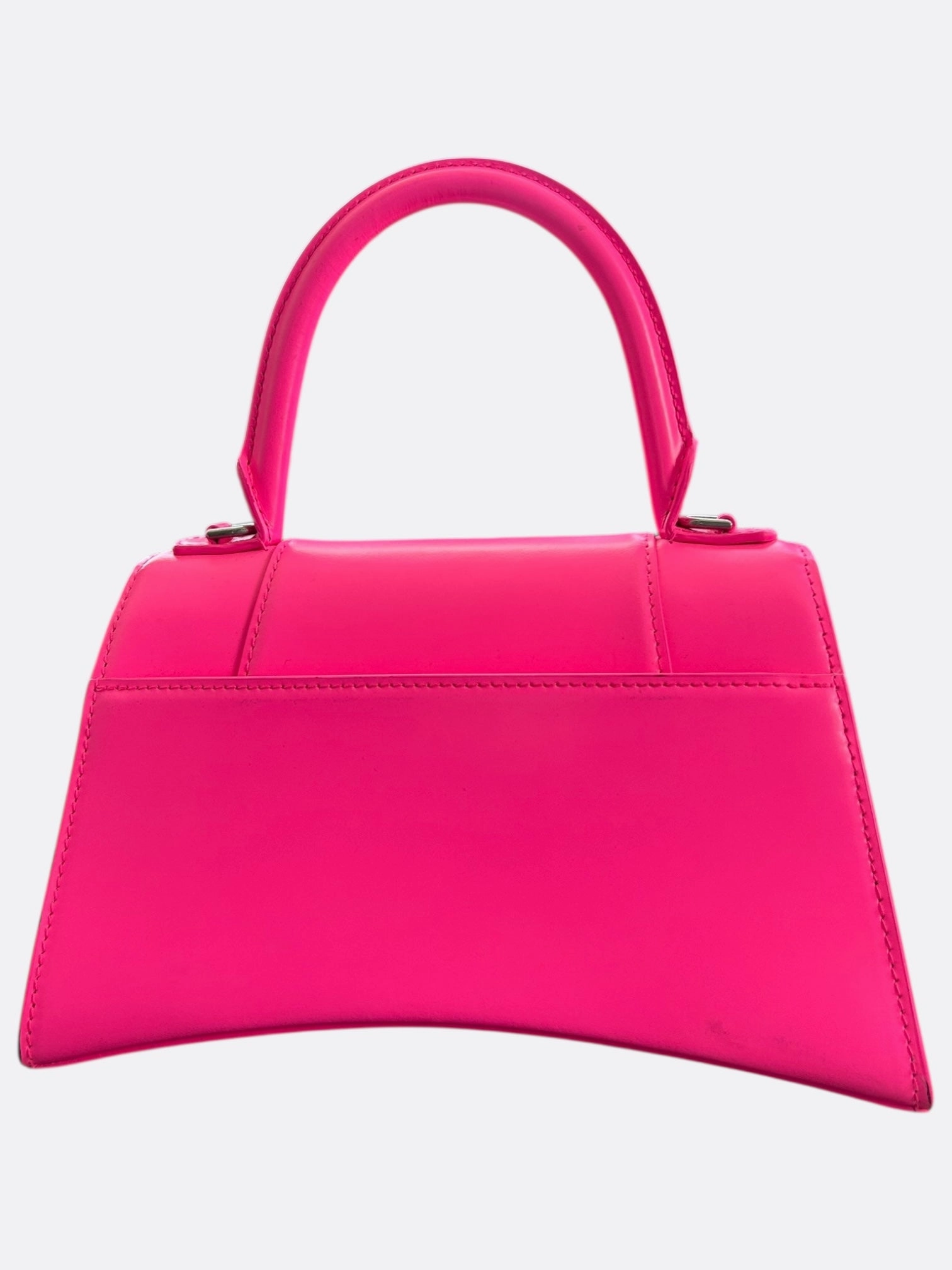 Balenciaga Pink Hourglass Small Handle Bag