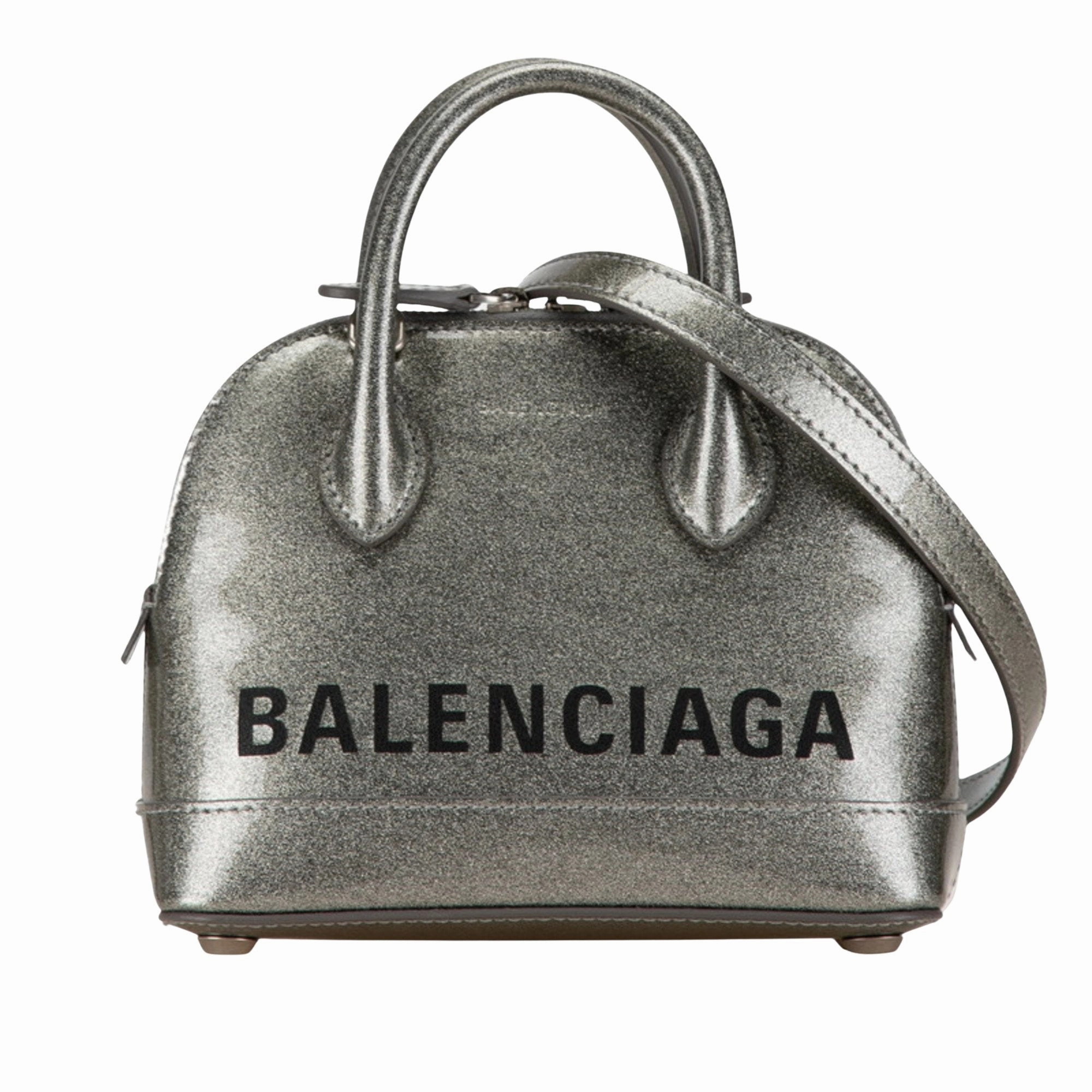 Balenciaga Ville Leather Handbag (Pre-Owned)