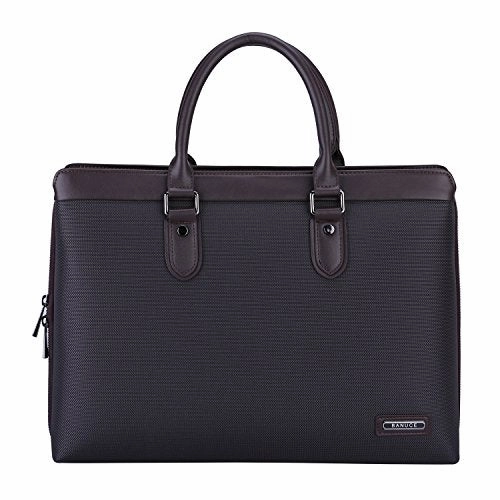 Banuce Mens Slim Waterproof Nylon 14" Laptop Messenger Bag Business Tote Briefcase Shoulder Attache