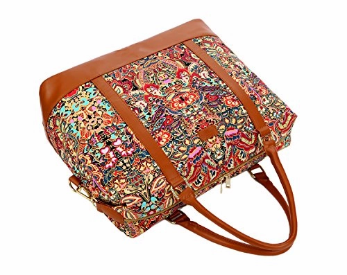 Baosha Hb-28 Women Ladies Travel Weekender Bag Overnight Carry-On In Trolley Handle (Colour)