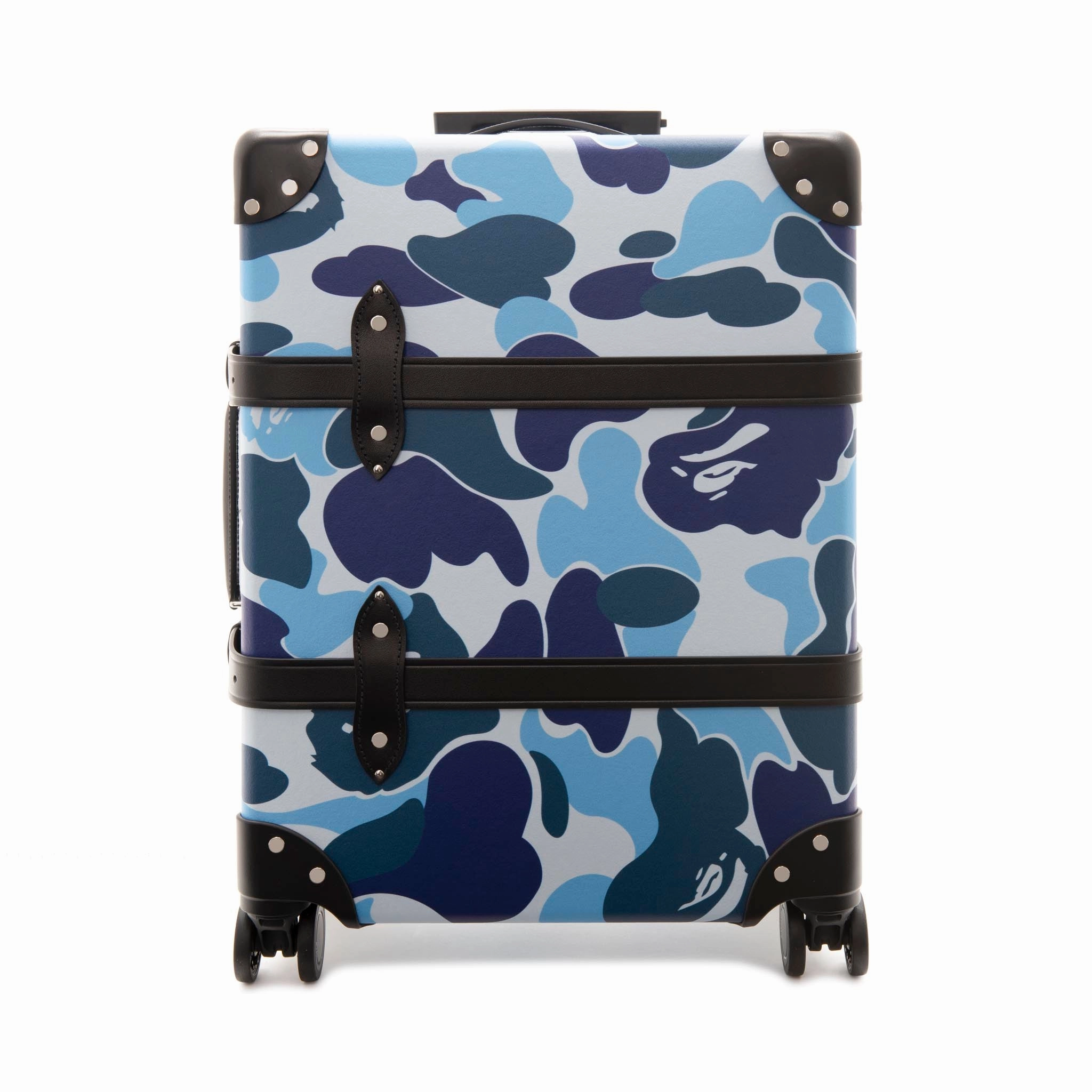 Bape  Carry-On - 4 Wheels | Blue/Black/Chrome