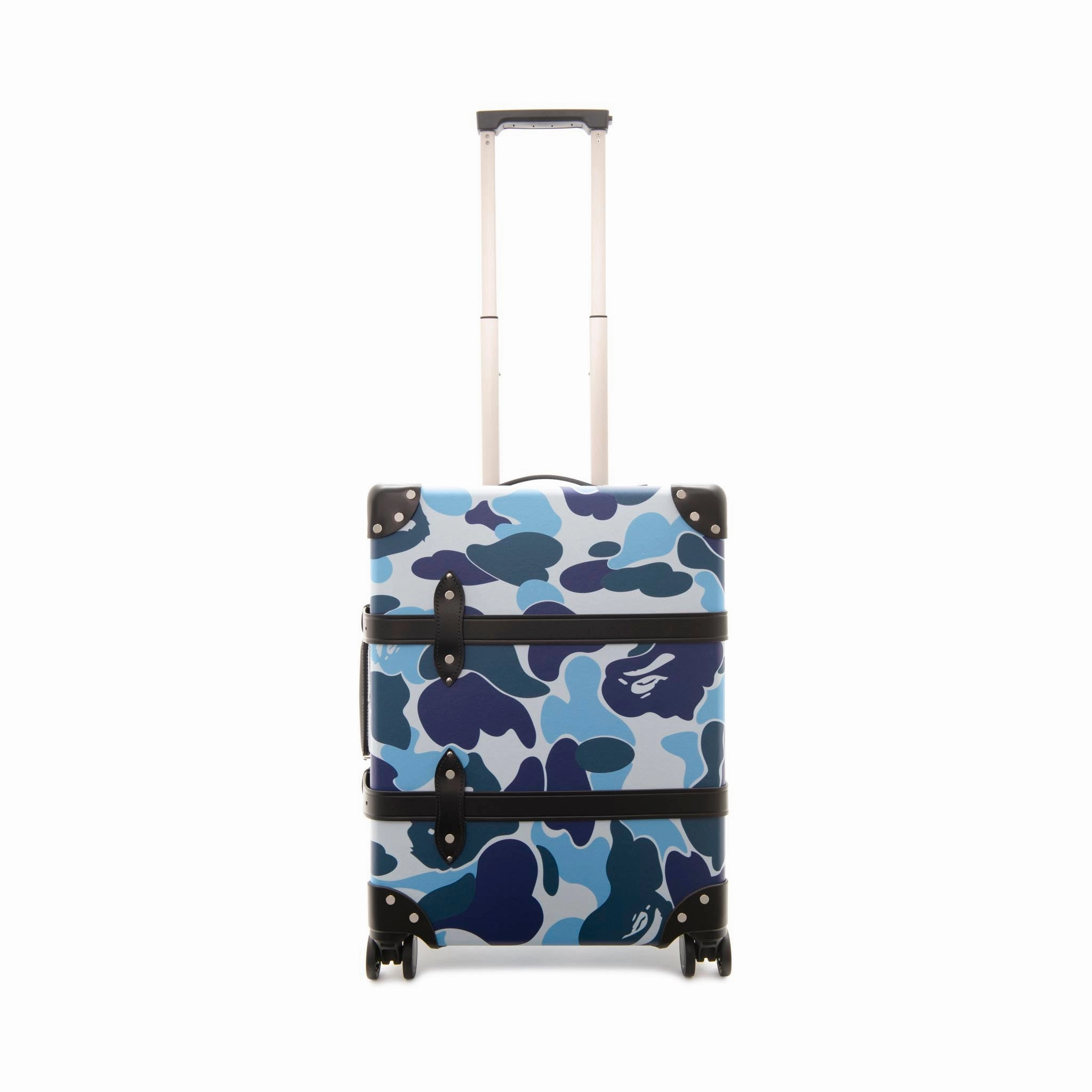 Bape  Carry-On - 4 Wheels | Blue/Black/Chrome