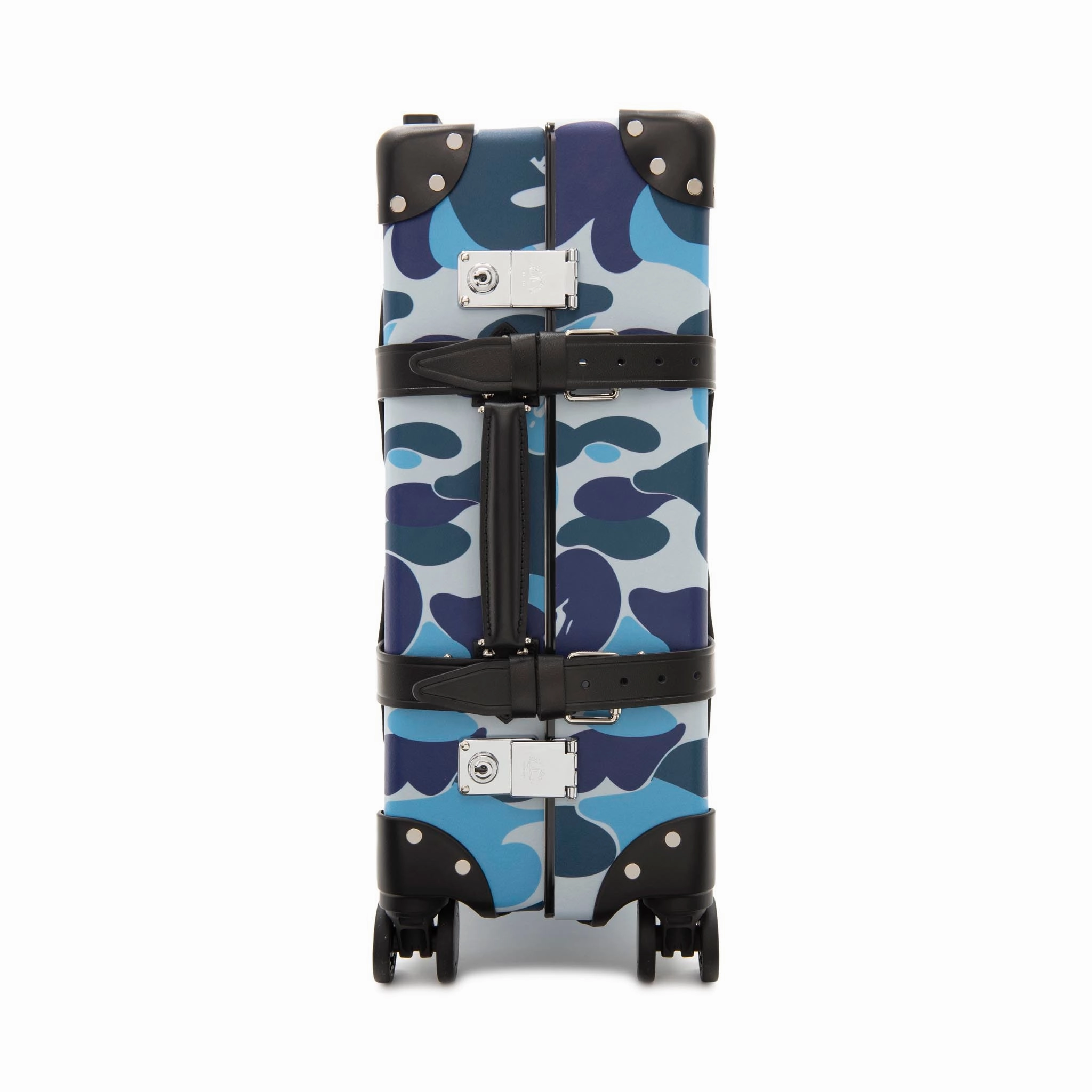 Bape  Carry-On - 4 Wheels | Blue/Black/Chrome