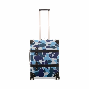 Bape  Carry-On - 4 Wheels | Blue/Black/Chrome