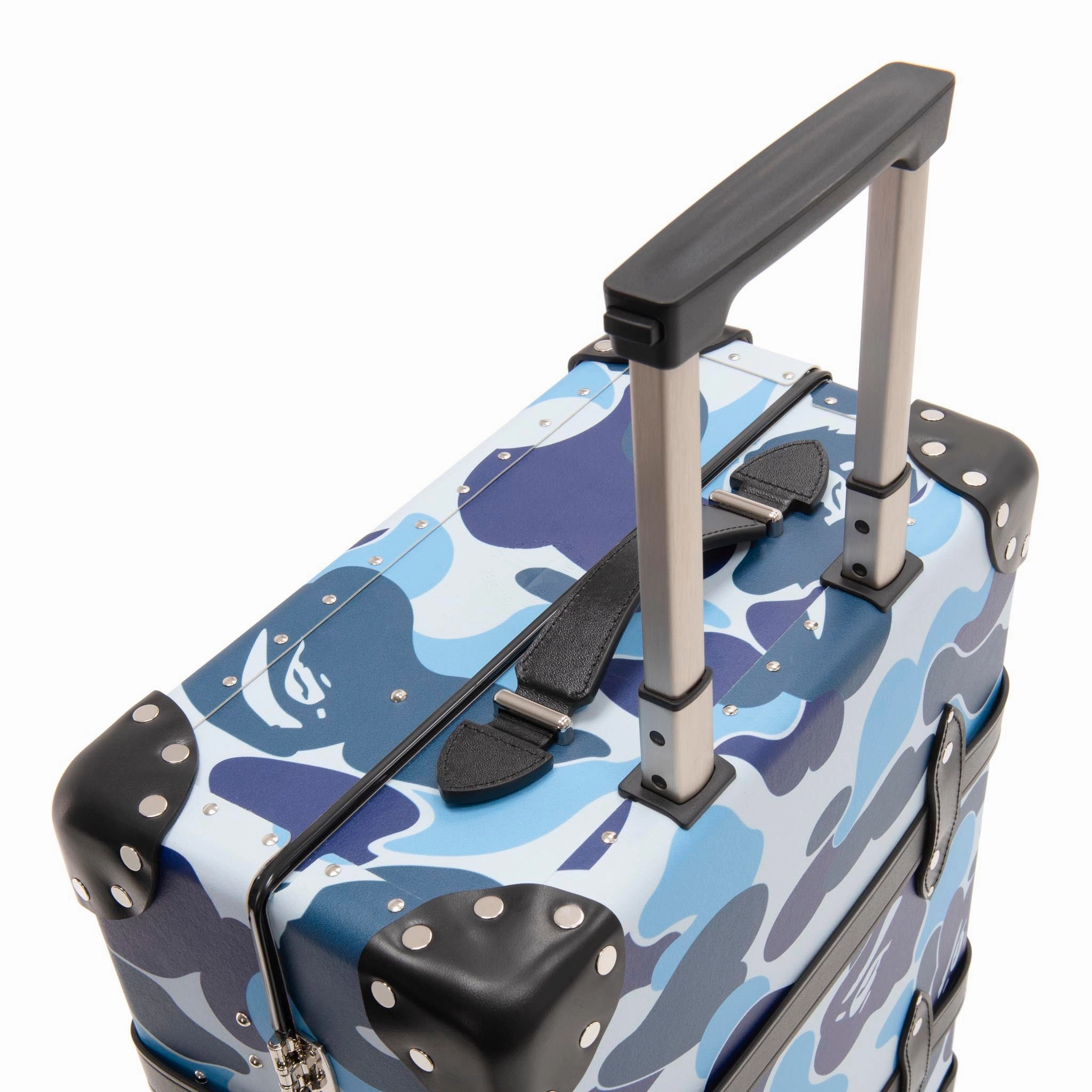 Bape  Carry-On - 4 Wheels | Blue/Black/Chrome