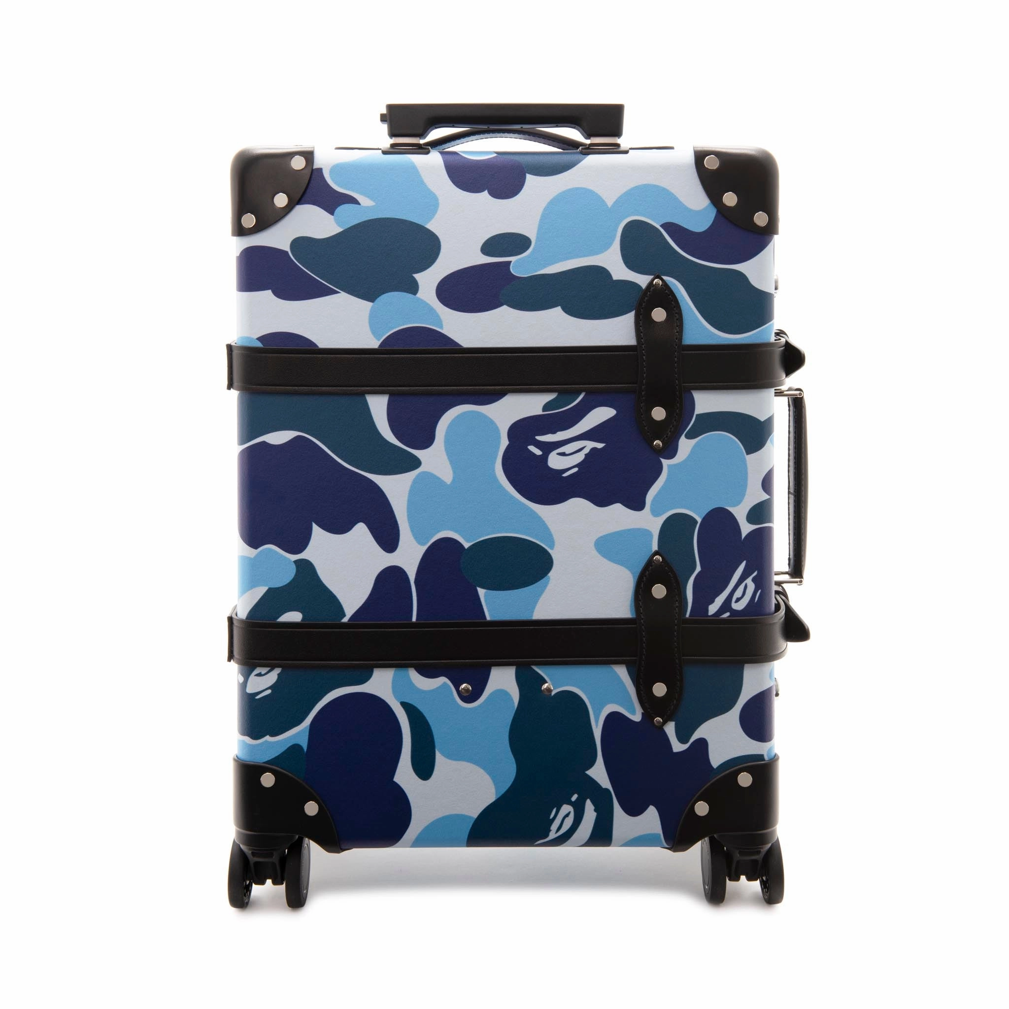 Bape  Carry-On - 4 Wheels | Blue/Black/Chrome