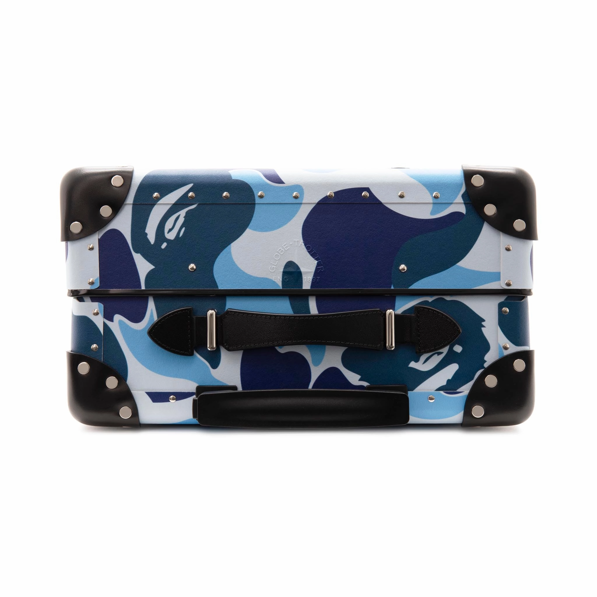 Bape  Carry-On - 4 Wheels | Blue/Black/Chrome