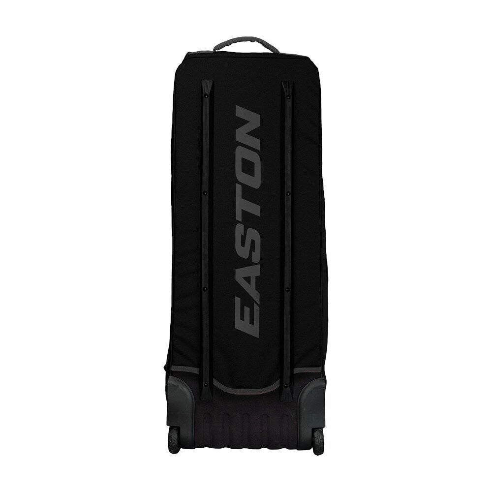 Baseball & Fastpitch Softball Dugout Wheeled Bag, One Size, Black