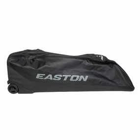 Baseball & Fastpitch Softball Dugout Wheeled Bag, One Size, Black
