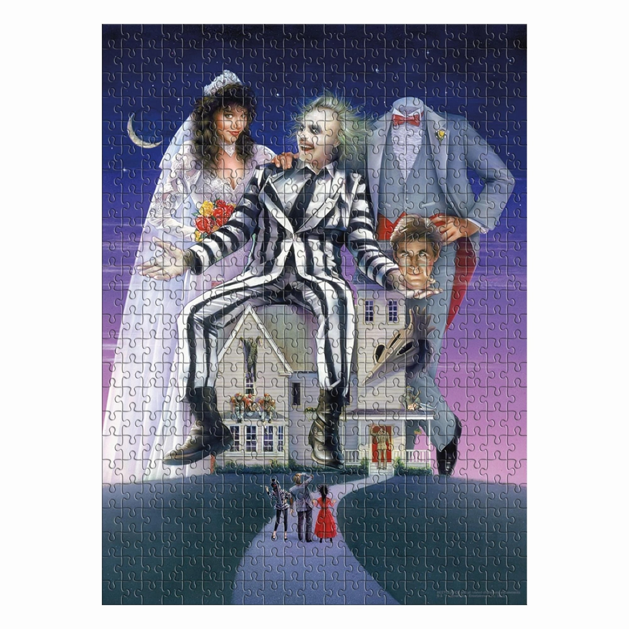 Beetlejuice "Recently Deceased" Tin Fun Box and 500 Piece Puzzle