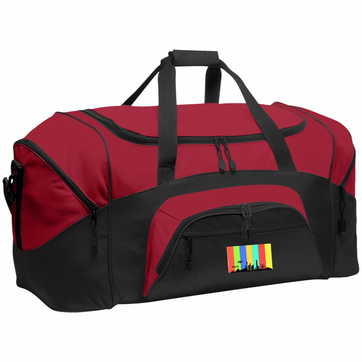Beijing Travel - Luggage Factory . Colorblock Sport Duffel