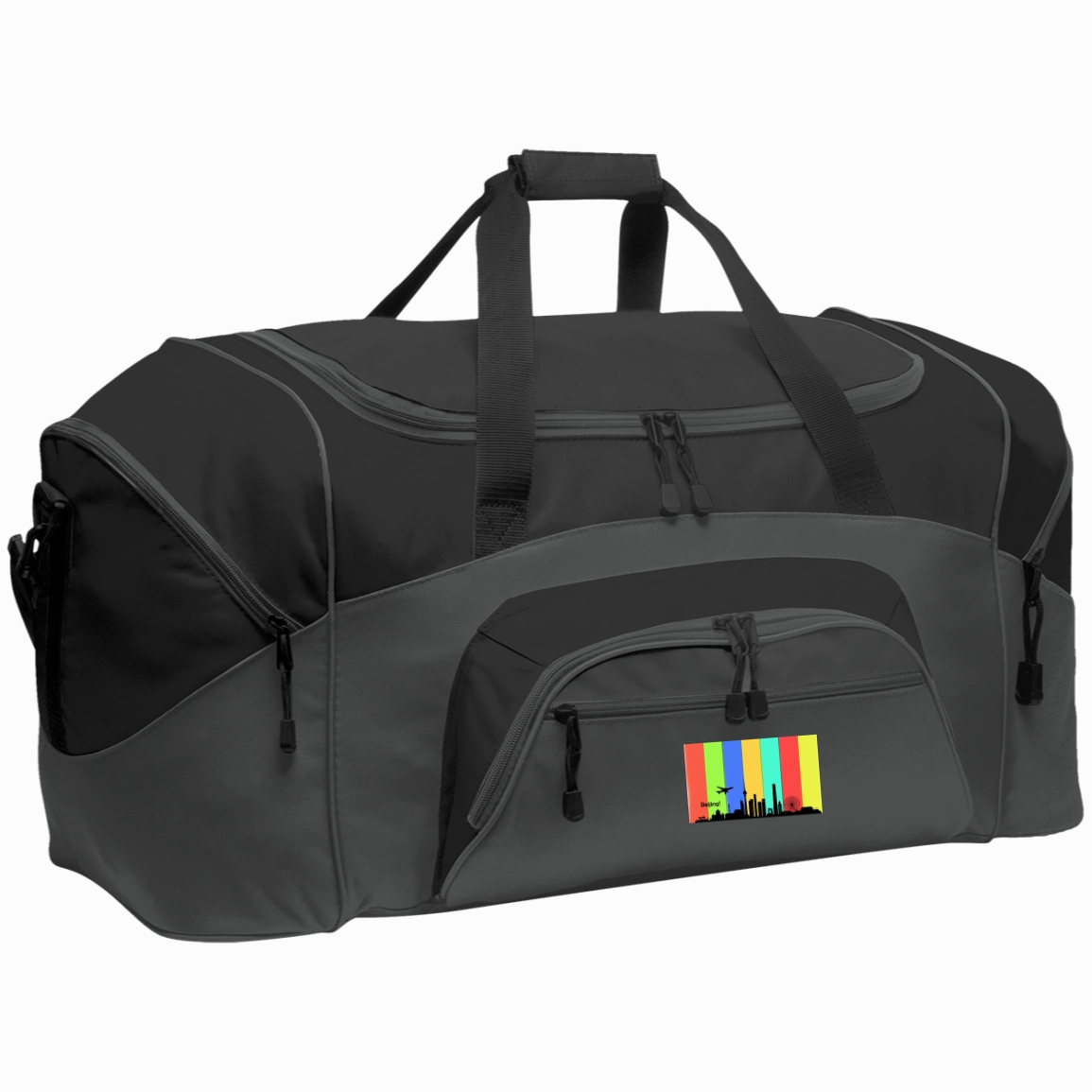 Beijing Travel - Luggage Factory . Colorblock Sport Duffel