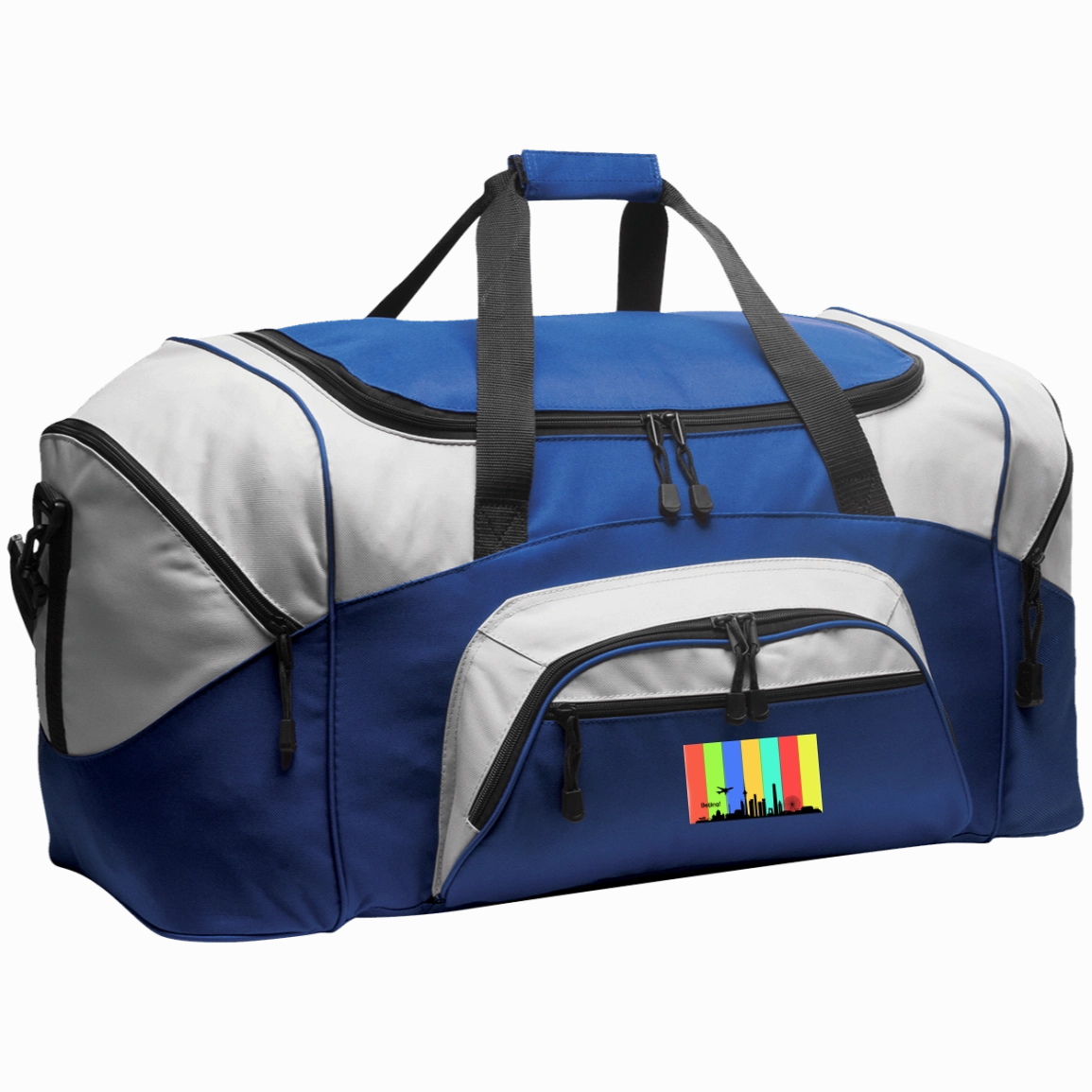 Beijing Travel - Luggage Factory . Colorblock Sport Duffel