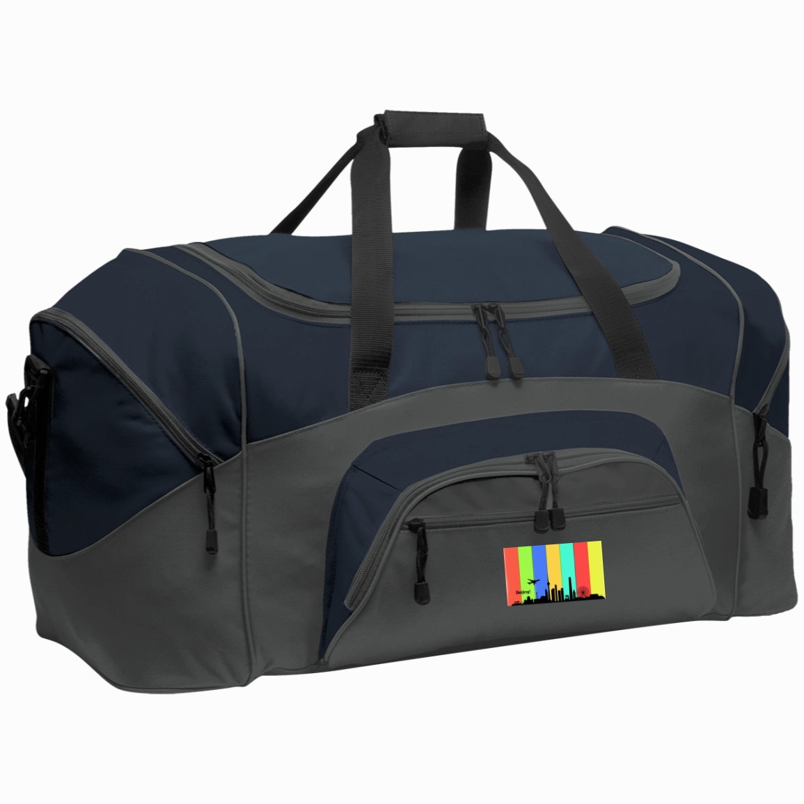 Beijing Travel - Luggage Factory . Colorblock Sport Duffel