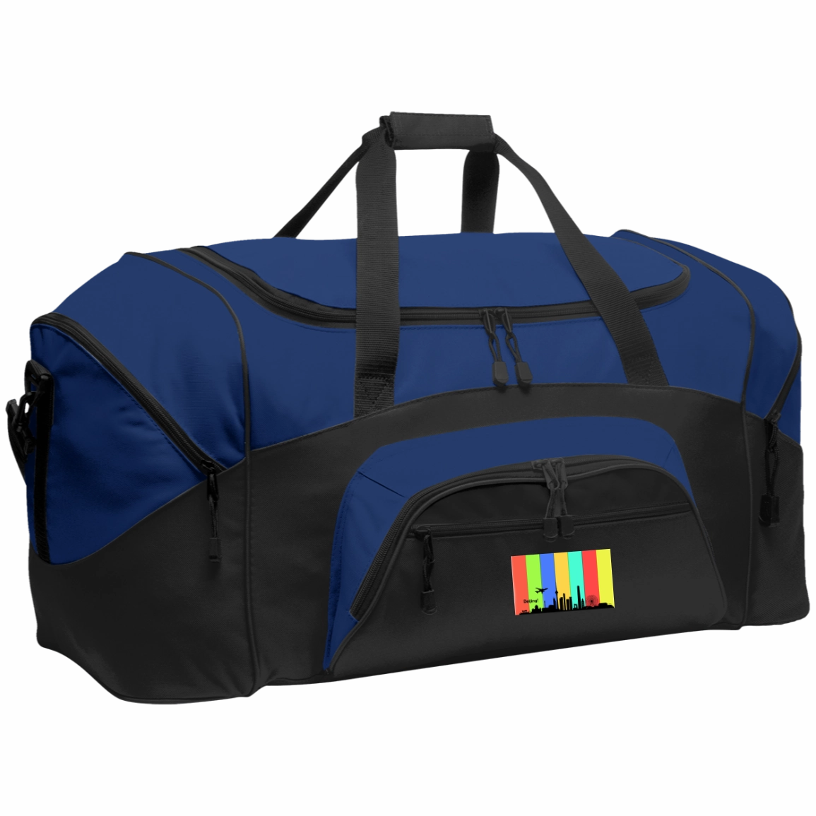 Beijing Travel - Luggage Factory . Colorblock Sport Duffel