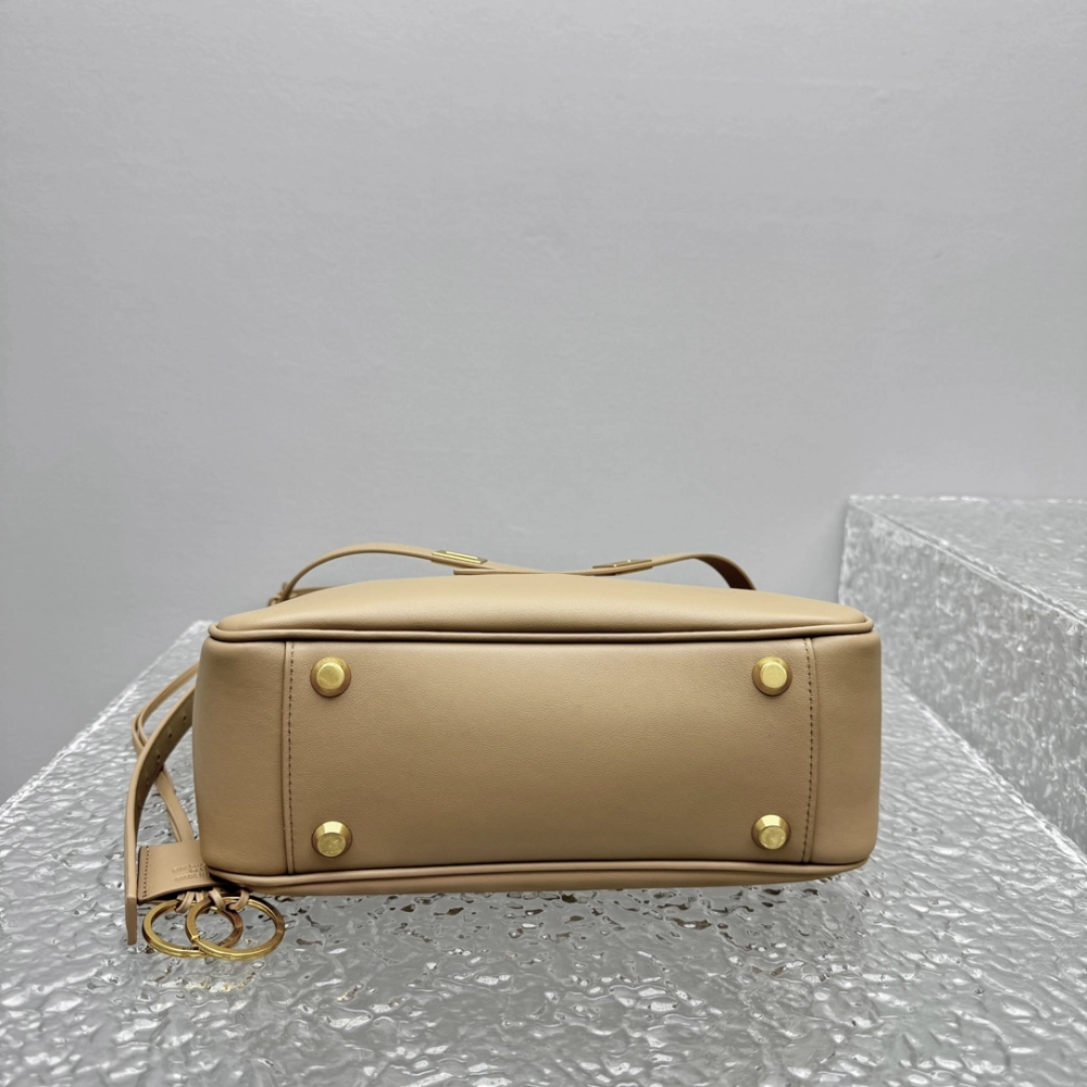 Bel Air Small Hobo Bag in Latte Leather Shoulder Bag for Women
