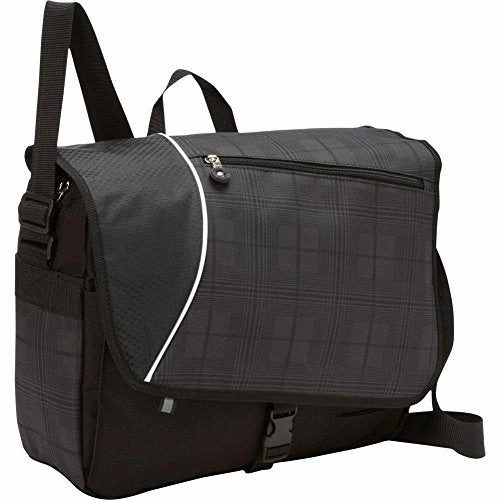Bellino P4635 Matrix Plaid Laptop Messenger