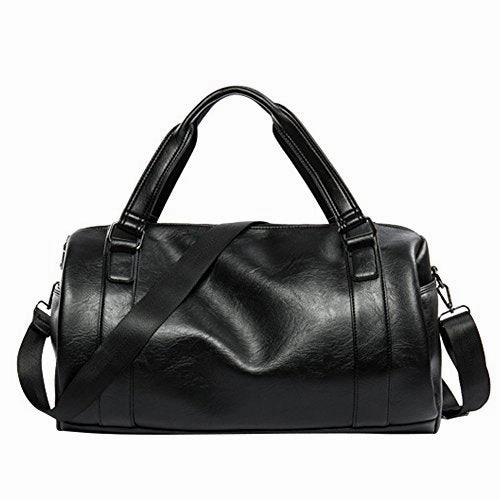 Berchirly Mens Messenger Laptop Bag Business Travel Duffel Weekender Bag Black