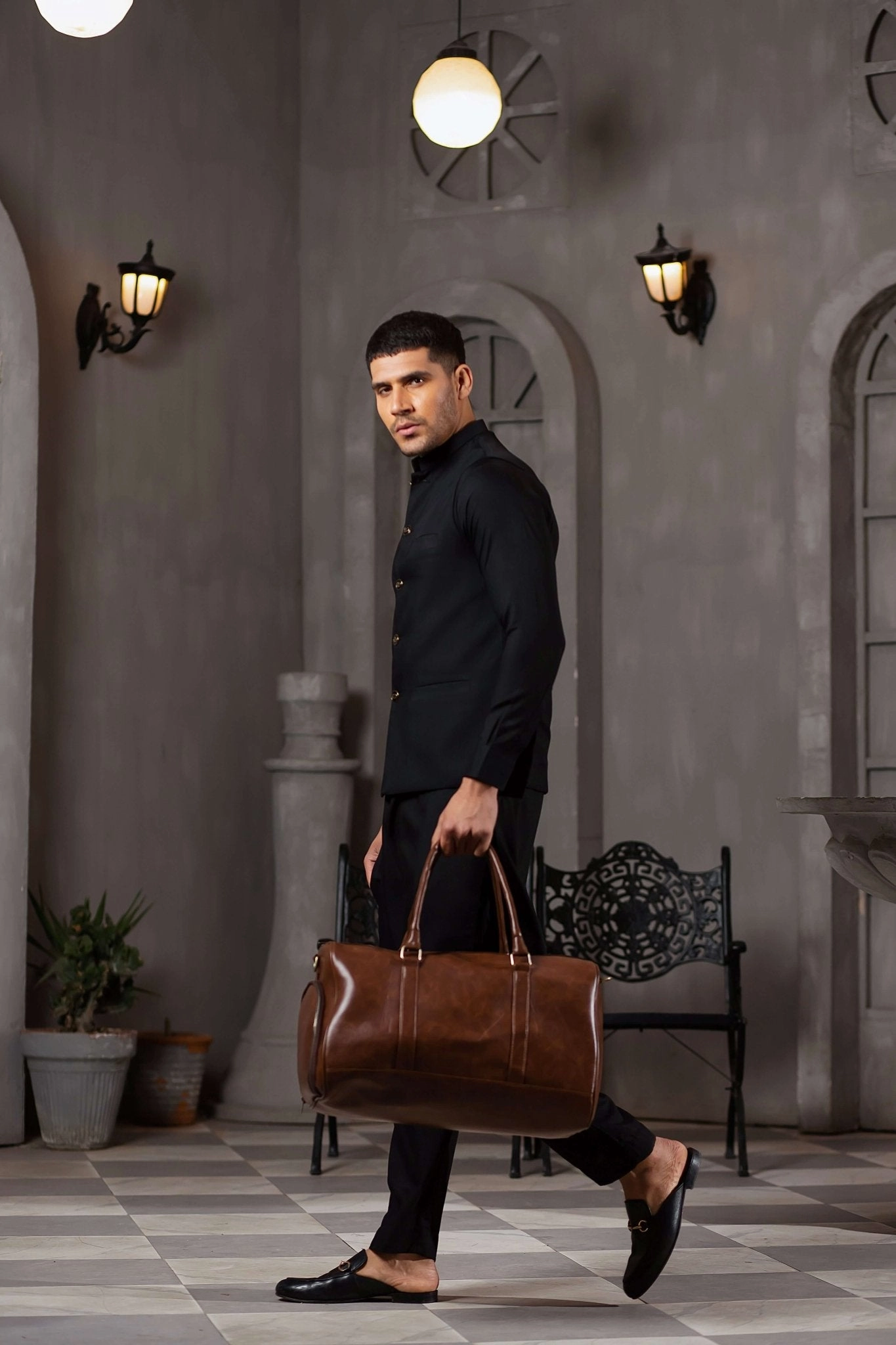 BERLIN DUFFEL BROWN