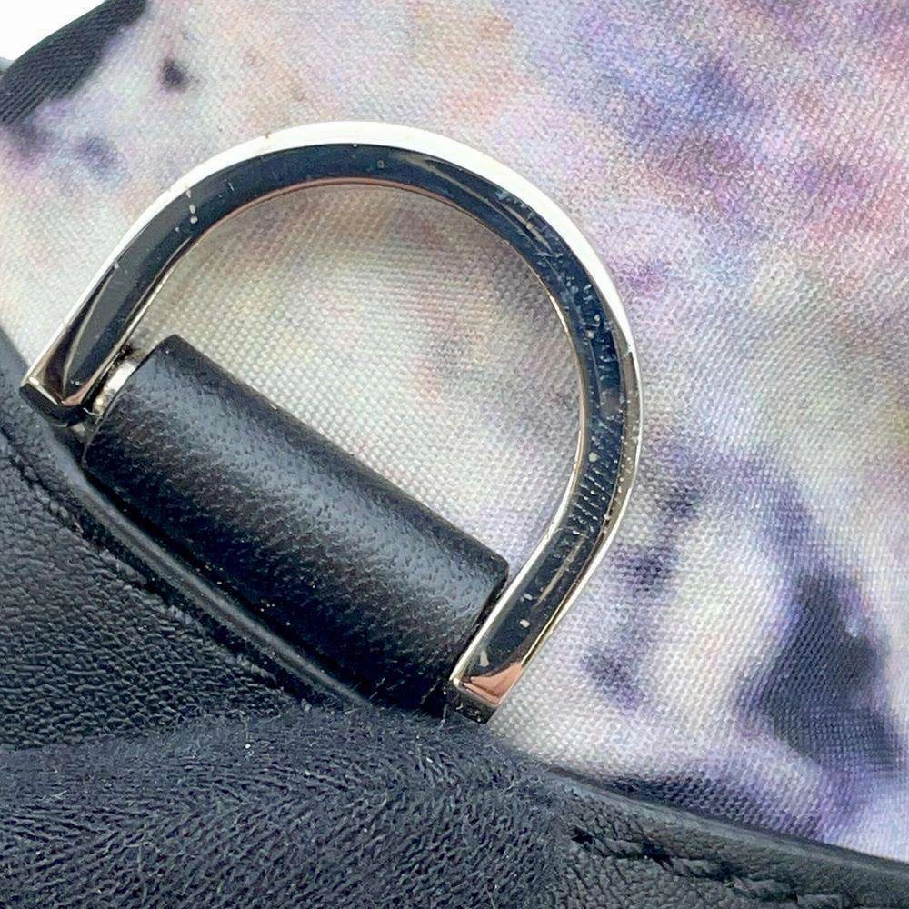 Berluti Crossbody Bag Black/White/Multicolor Leather Nylon