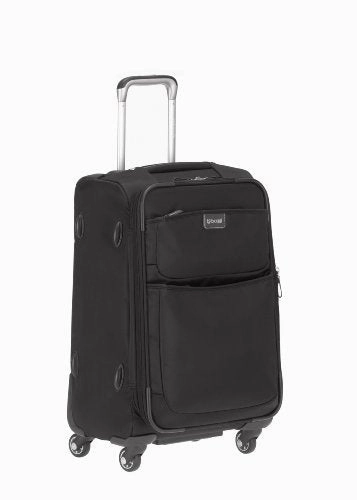 Biaggi Luggage Contempo Foldable 22" Spinner Carry On, Black
