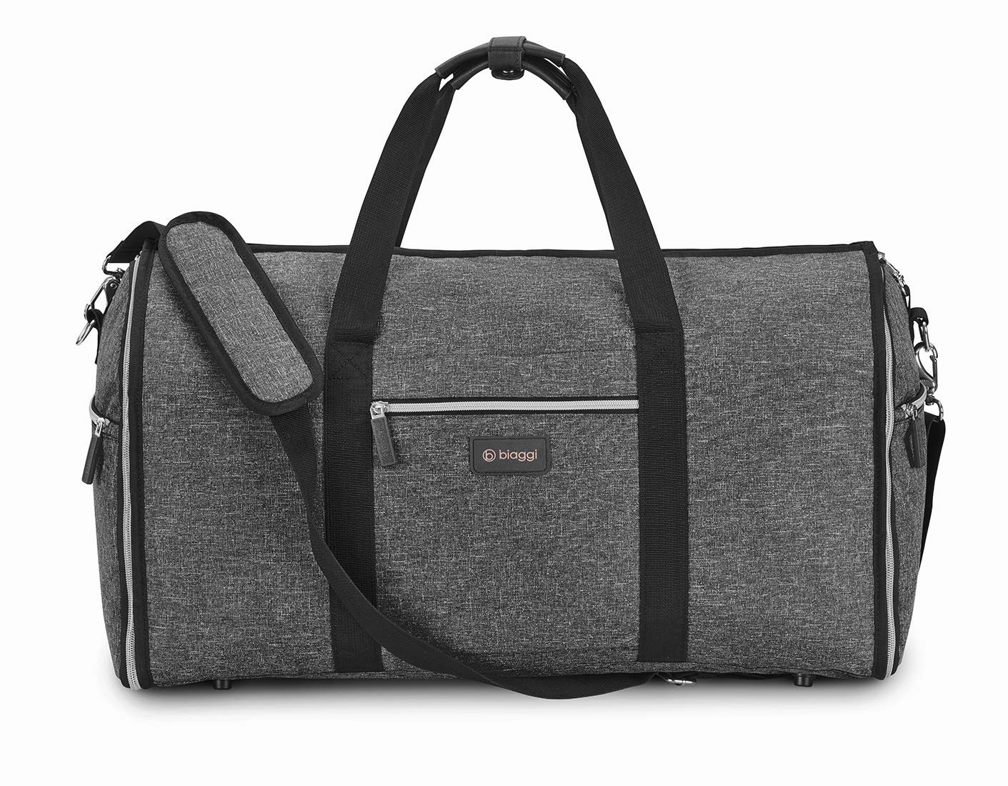Biaggi Luggage Hangeroo Pro, Garment Bag   Duffel, Charcoal
