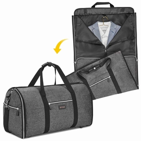 Biaggi Luggage Hangeroo Pro, Garment Bag   Duffel, Charcoal