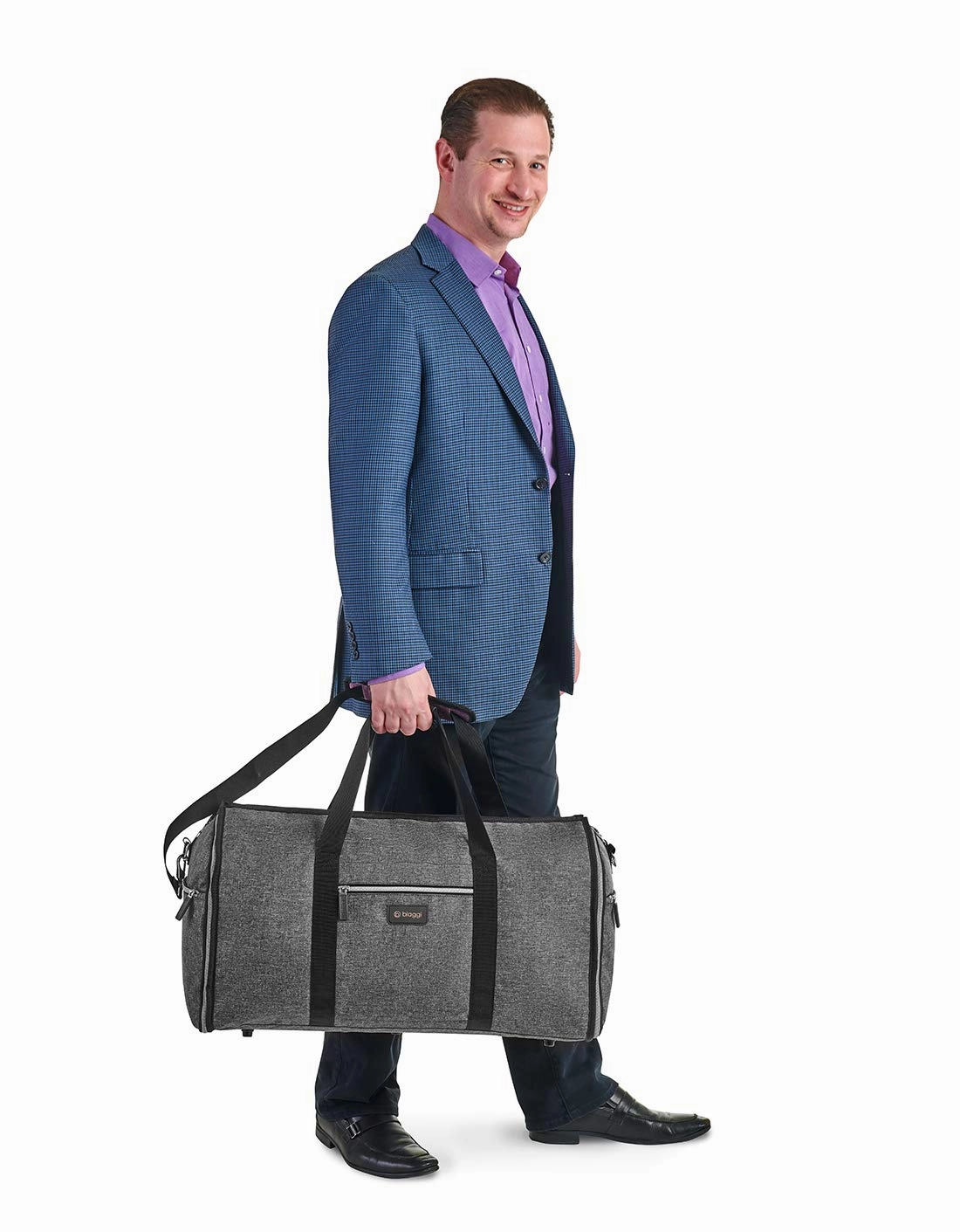 Biaggi Luggage Hangeroo Pro, Garment Bag   Duffel, Charcoal