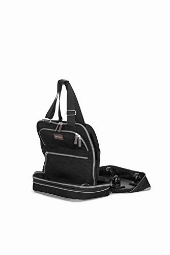 Biaggi Luggage Zipsak Boost! Expandable Carry On - 22" Expands To 28", Black
