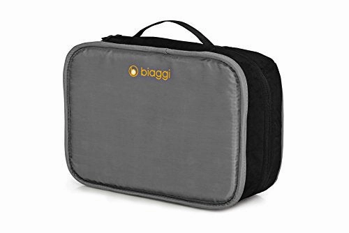 Biaggi Luggage Zipsak Boost! Expandable Carry On - 22" Expands To 28", Black