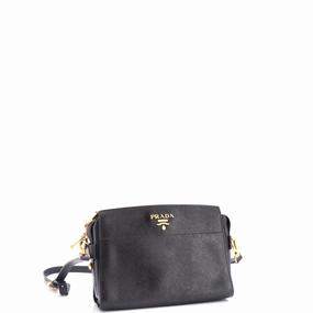 Bibliotheque Crossbody Saffiano Leather