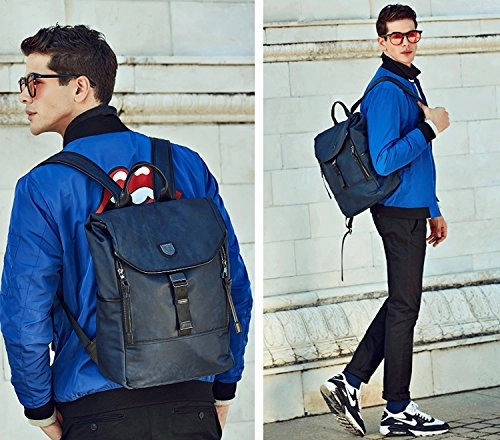 Bison Denim Multipurpose Classic Laptop Backpack Travel Hiking Daypack Water-Repellent School Bag