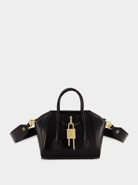 Black Antigona Toy Lock Bag