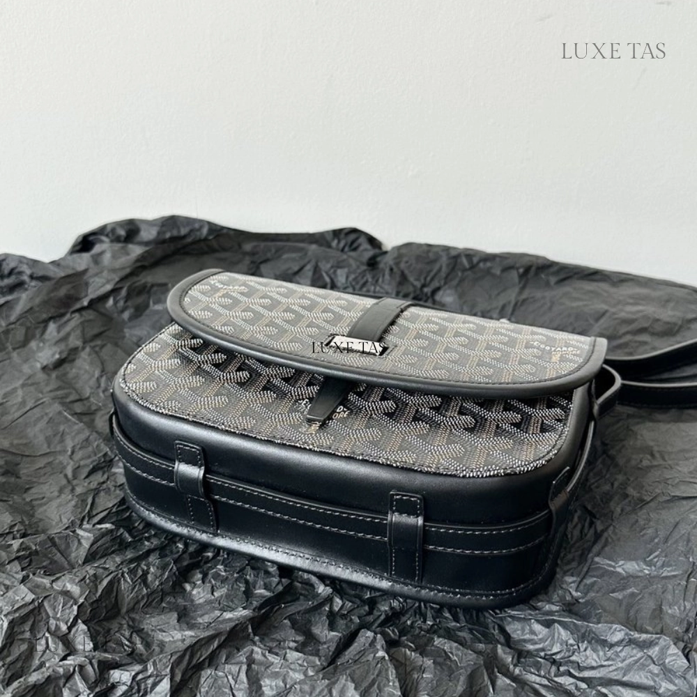 Black Belvedere PM Bag Leather Crossbody Bag for Women