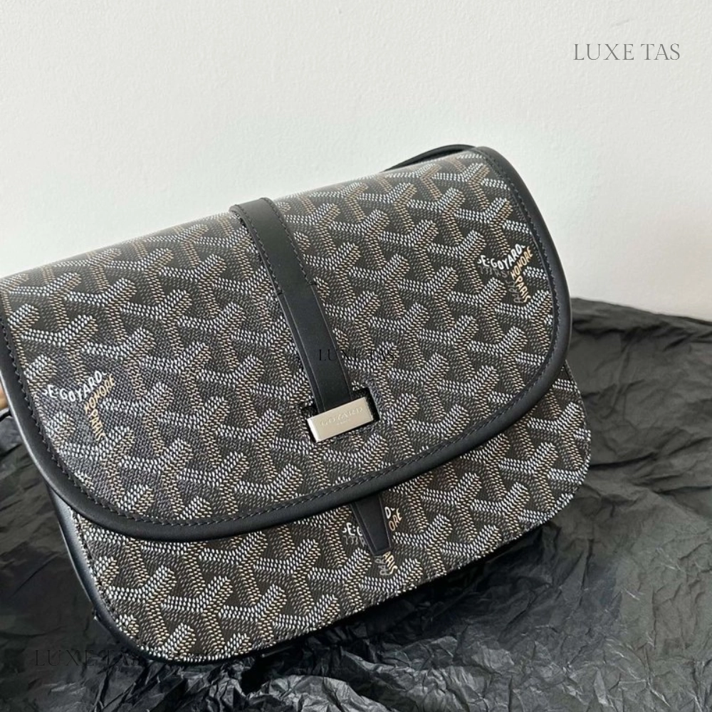 Black Belvedere PM Bag Leather Crossbody Bag for Women
