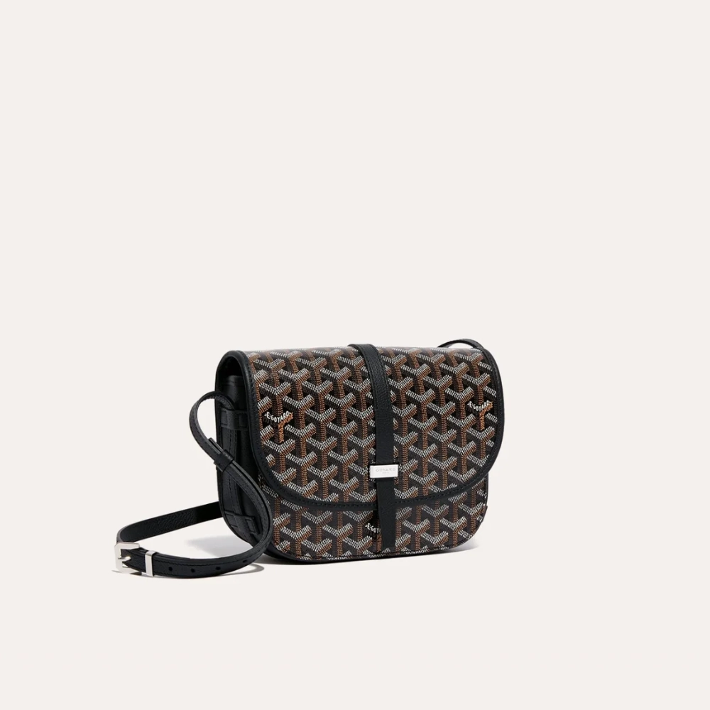 Black Belvedere PM Bag Leather Crossbody Bag for Women