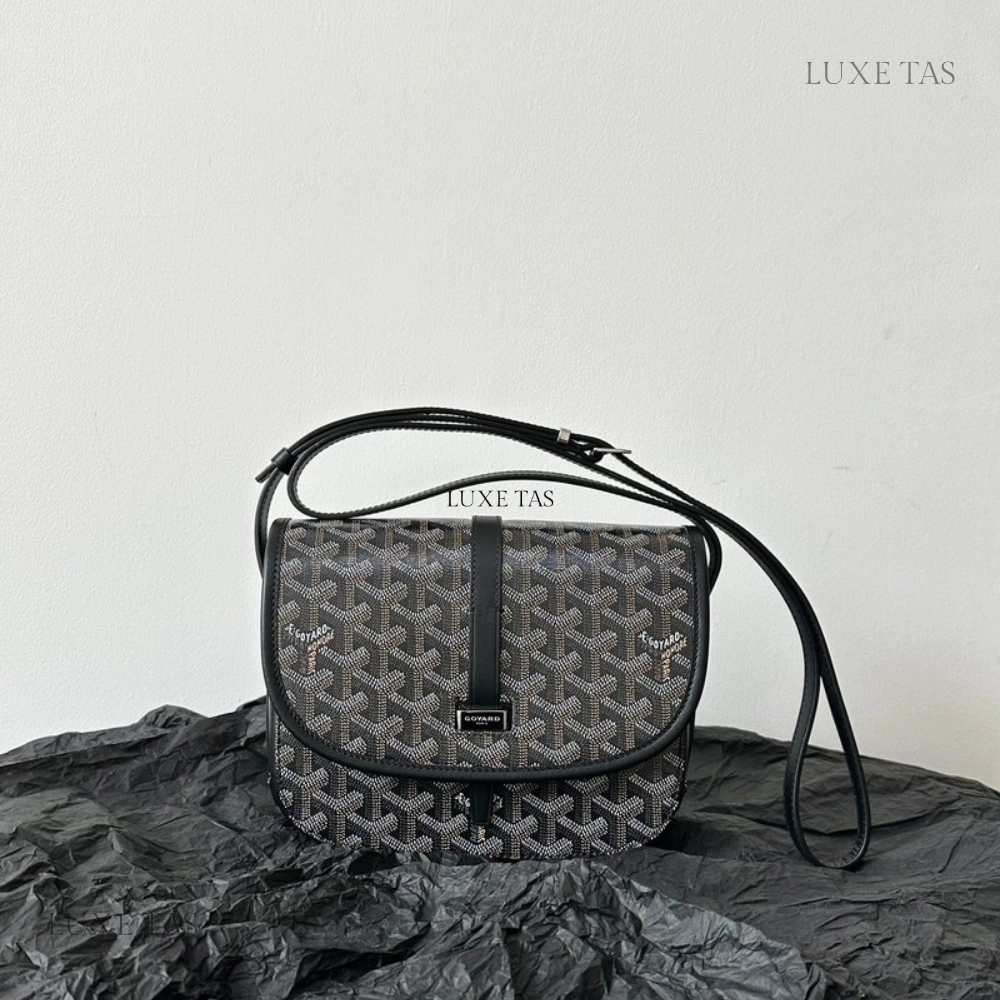 Black Belvedere PM Bag Leather Crossbody Bag for Women