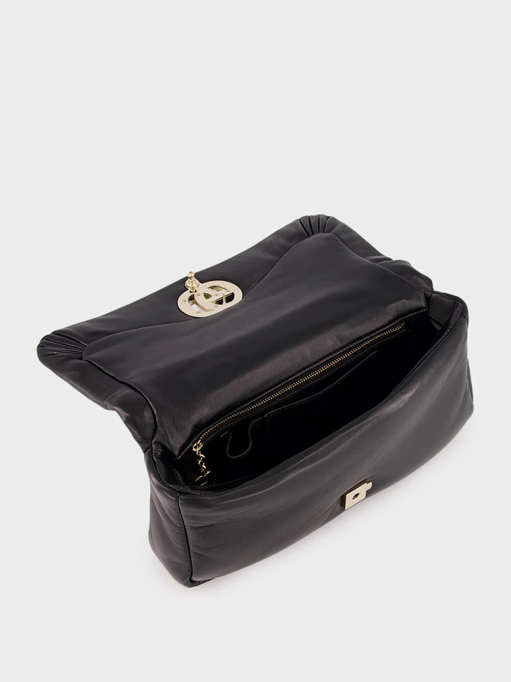 Black GG Milano Small Top Handle Bag